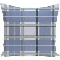 Simply Daisy 16" x 16" Big Bad Plaid Geometric Print Pillow