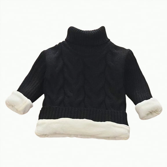 Hessimy Girls Button Down Cardigan Kids Long Sleeve Crewneck Uniform Knit Sweater 5-14 Years Button Pullover Knit Girls Cardigan (Black,8-9 Years)