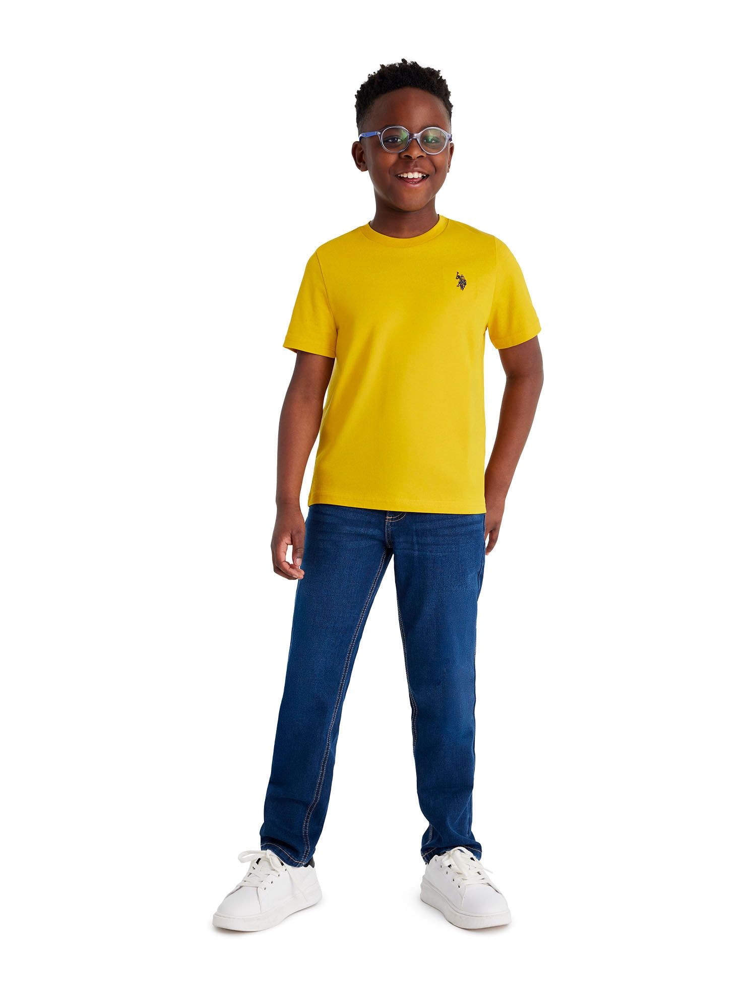 U.S. Polo Assn. Boys Straight Fit Denim Jean, Sizes 4-18