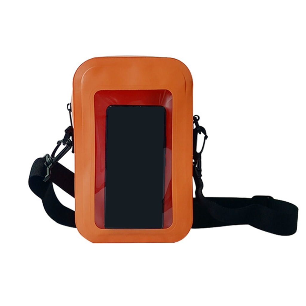 Water Resistant Phone Pouch For Outdoor Activities Touch Screens Dry Bag with Adjustable Strap For Most Smartphones