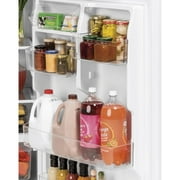 GE Appliances 19.2 Cu Ft Slate Top Freezer Refrigerator