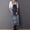 Blue, variant on Daolelai 2023 New Women's Denim Skirt Ripped Overalls Women's Denim Skirt Overalls Skirt Women