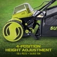 thumbnail image 4 of Sun Joe 24V Cordless Push Reel Lawn Mower, Battery Powered Grass Cutter for Yard, 15-Inch, 4 of 11