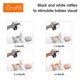 thumbnail image 5 of Traqueteo 4 piezas de sonajero colgante para bebé , cochecito de felpa para bebé, juguete, búho, cebra, abeja, pingüino con campanas de viento, sonajeros de animales suaves para bebés recién 1 1, 5 of 5