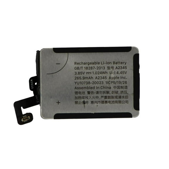 Replacement Li-ion Battery A2345 265.9 mAh For Apple Watch Series 6 40MM / iWatch Series 6 40MM (GPS Version)