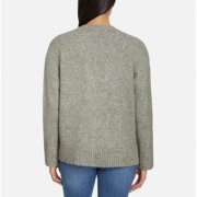Ella Moss Women's Relaxed Boyfriend Fit Button-Up Cardigan, Green, L