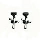 thumbnail image 2 of Pendiente de barra colgante cruzado Yuyangstore acero inoxidable unisex 16G, 2 of 6