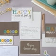 thumbnail image 3 of 36 Pack Happy Anniversary Cards with Envelopes for Work, Wedding, Employees, 6 Designs (Blank Inside, 4x6 In), 3 of 9