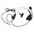 thumbnail image 1 of Auriculares de una sola oreja, cómodos, ligeros, con cancelación de ruido, con cable, para ordenador, con micrófono para centro de llamadas, oficina, puerto único de 3,5 mm, 1 of 1