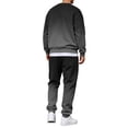 thumbnail image 5 of Mens Sweatsuits 2 Piece Casual Oversized Long Sleeve Sweatshirts And Gradient Print Sweatpants Outfits Athletic Sweatsuit, 5 of 5