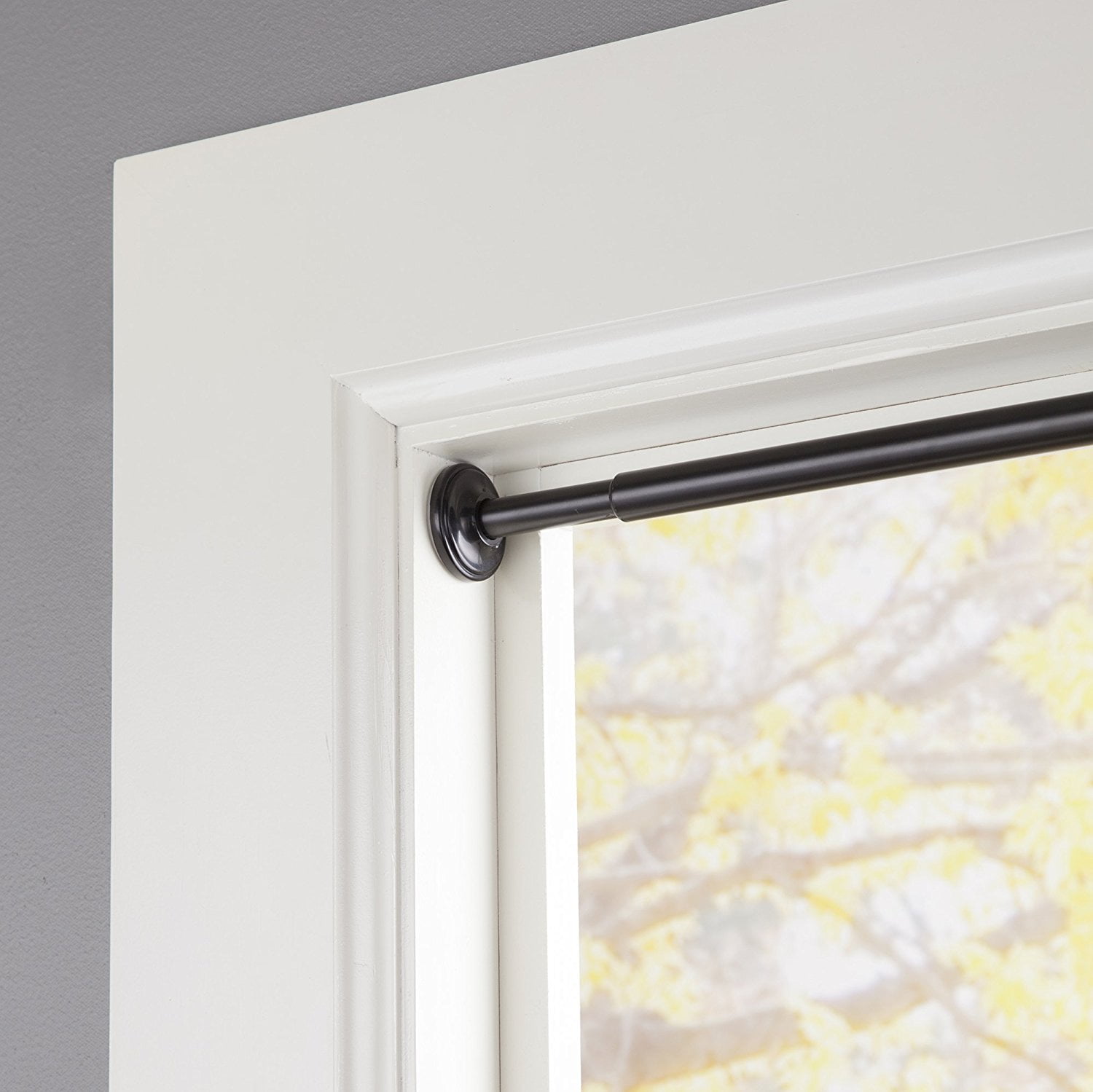Eclipse Room Darkening Tension Window Curtain Rod 28 To 60 Inch Departments