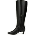 thumbnail image 2 of Franco Sarto Women's Andria Pointed Toe Knee High Boot Black Leather Wide Calf 9M, 2 of 5