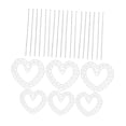 thumbnail image 2 of Soporte para arreglos florales, marco de corona Floral, decoración de San Valentín, primavera, año Nuevo, bricolaje, forma versátil para hacer corona 6x Pequeño Corazón Grande, 2 of 8