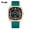 Green, variant on New unisex watch for women and men, fashionable silicone strap square watch with quartz movement, trendy wristwatch for both men and women