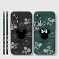 thumbnail image 4 of Case For Xiaomi 13 12 12S 11 11T 10 10S 9 9SE 8 Pro Ultra Lite Colour Simple Liquid Silicone Case Anime Cute Mickey Minnie Mouse, 4 of 5