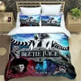 thumbnail image 2 of Juegos de ropa de cama de película de terror B-Beetlejuice, suministros exquisitos, juego de edredón, juego de cama, juego de cama, regalo de cumpleaños de lujo, 2 of 5