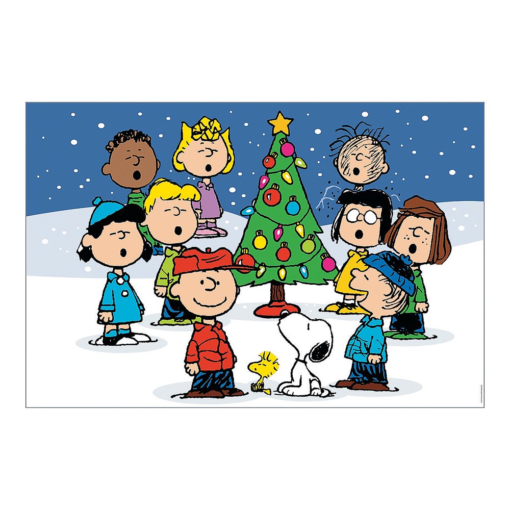 Peanuts Christmas Backdrop Banner Party Decor 3 Pieces
