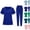 Royal Blue, variant on Scrubs for Women Set Stretch Fit Scrub Top & Jogger Pants Medical Nurse Uniforms Set