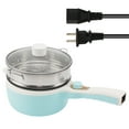 thumbnail image 2 of Leyeet 1.8L Hot Pot Electric Upgraded, Non-Stick Sauté Pan, Rapid Noodles Electric Pot, Mini Portable Hot Pot for Steak, Egg, Fried Rice, Ramen, Oatmeal, Soup with Power Adjustment, Blue, 2 of 8