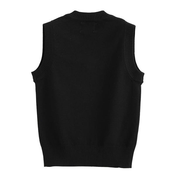 Odeerbi Niños de Punto Suéter V Cuello Chaleco Sin Mangas Suéter Chaleco Uniforme de La Escuela