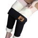 thumbnail image 2 of Gibobby leggings yoga Pantalones ajustados de invierno para mujer, de cintura alta, gruesos y cálidos, con Control del Abdomen（Negro， S), 2 of 5
