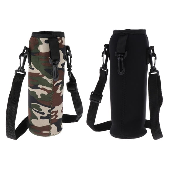 Wswqop 2x Insulated Neoprene Water Bottle Sleeve Bottle Sleeve Coffee Jar Insulator