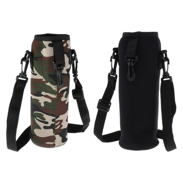 Botella ,Bolsa de transporte de botella de agua de neopreno,Enfriador aislado de almacenamiento de botellas de agua al aire libre,Bolsa portabotellas con tapa para botella de shamjiam Botella portadora