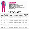 thumbnail image 4 of Greeniant Traje de neopreno para niños de 2,5 MM, de manga larga, de una pieza, para mantener el calor, protección con cremallera frontal, Deportes acuáticos rojo púrpura S, 4 of 6