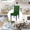 thumbnail image 5 of Grass Plants Chair Covers for Dining Room Set of 4, Washable Spandex Parsons Slipcovers, Removable Kitchen Chair Cover, Stretch Seat Protector for Home Party Hotel, 5 of 6