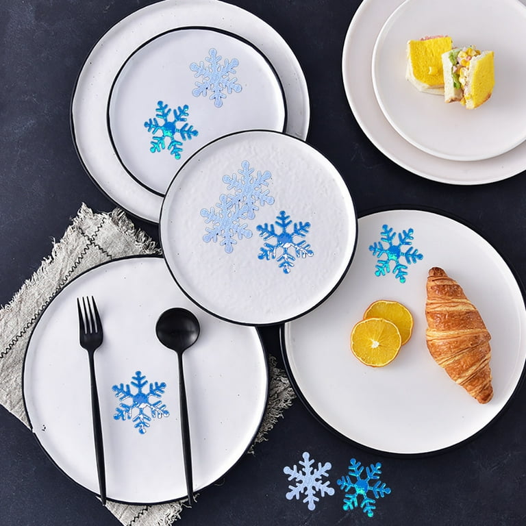 DIY Snowflake Confetti and Winter Tablescape - girl. Inspired.