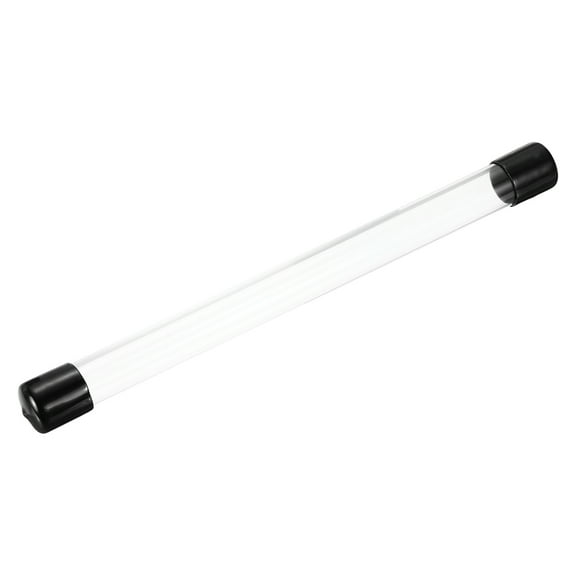 Clear Storage Tube 22x24mm Small Plastic Round Tubing with Caps Rigid Bottle Container 300mm/12 Inch