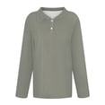 thumbnail image 7 of Lumtrix Women'S Polo Shirts Long Sleeve Collared T Shirt Golf Shirt Business Casual Tee Casual Tops Button Down Light Gray XL, 7 of 7