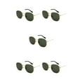 thumbnail image 1 of Sonducket Gafas de sol polarizadas con montura ligera para hombres y mujeres Materiales de protección UV de moda verde negruzco dorado Type2 NO2, 1 of 6