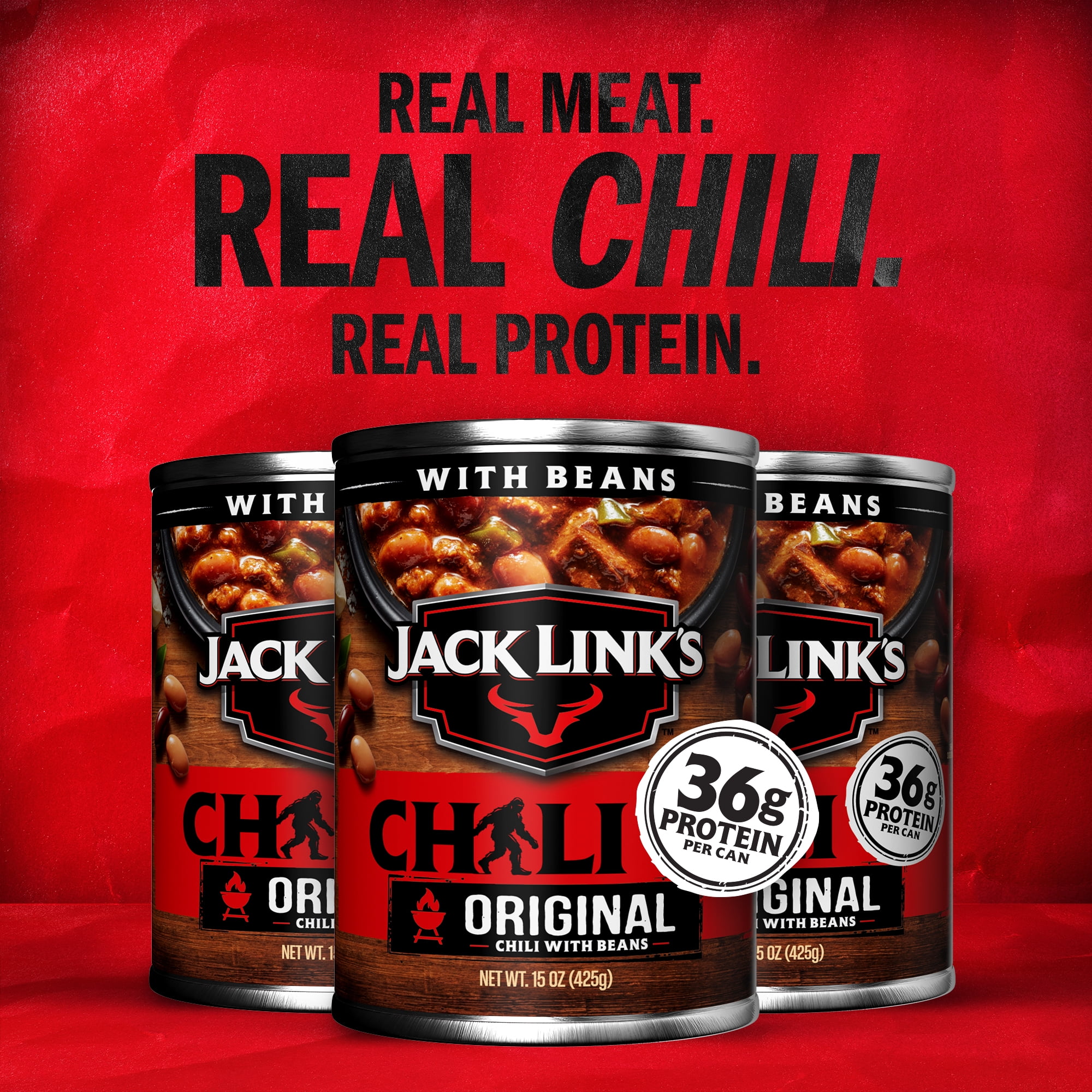 Jack Link's Chili Original Bean Flavor, 15 Ounce