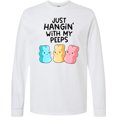 thumbnail image 3 of Inktastic Easter Just Hangin' with My Peeps Long Sleeve T-Shirt, 3 of 5