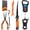 ToughTide-5pc Fishing Tool Kit, variant on KastKing 7Pc Fishing Tool Kit, Rechargeable Digital Fish Scale with Lip Grip & Tape Measure, 7” Fillet Knife with Sheath & Sharpener, 8” Split Ring Fishing Pliers ToughTide