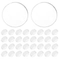 thumbnail image 1 of FONDOTIN Abstract Art Glass Cabochon Round Glass Dome Transparent 100pcs for DIY Projects, 1 of 8