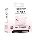 thumbnail image 3 of Liquipel Powertek Woven 20W Combo Wall Charger - Pink, 3 of 8