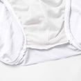 thumbnail image 3 of UTSJKR Mens Drawstring Thong Swimsuit Bulge Pouch Bikini Swimwear Adjustable Board Surf Short Briefs Surf Trunks Swim Tangas White XL, 3 of 9