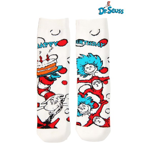 Kids The Cat in the Hat Birthday Crew Socks