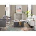 thumbnail image 3 of Lumisource Stout Contemporary Storage Ottoman in Grey Noise Fabric, 3 of 7
