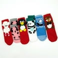 thumbnail image 2 of TeeHee Little Girls Cotton Crew Socks Fun Novelty Animal Socks 6 Pair (9-10 Years, 3D Cute Animals), 2 of 8