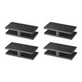 thumbnail image 1 of VEVOR Glass Clamp 4 PCS Rectangle Railing Bracket for 0.31 "-0.47 " Glass Black, 1 of 9