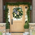 thumbnail image 6 of Fall Wreath, 18 Inch Autumn Wreath for Front Door Outside Ideal for Autumn & Halloween & Thanksgiving Day, 6 of 9