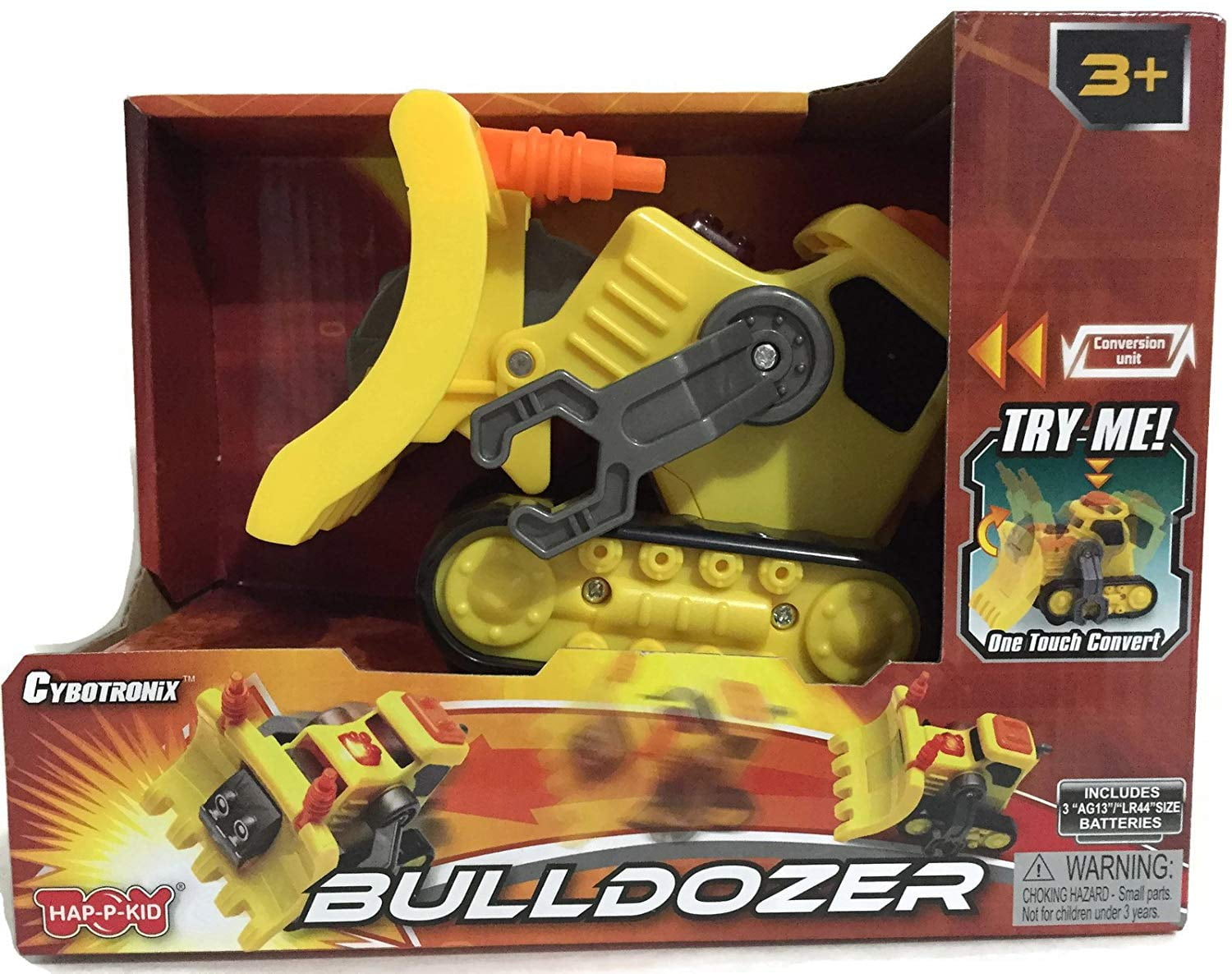 M.A.R.S. Converters Cybotronix BULLDOZER to ROBOT With Lights & Sounds