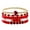 Red, variant on 5 Pcs Bohemian Bracelets Polymer Clay Multi-layer Stacking Heart Beads Contrast Color Jewelry for Beach Work Party Vacation