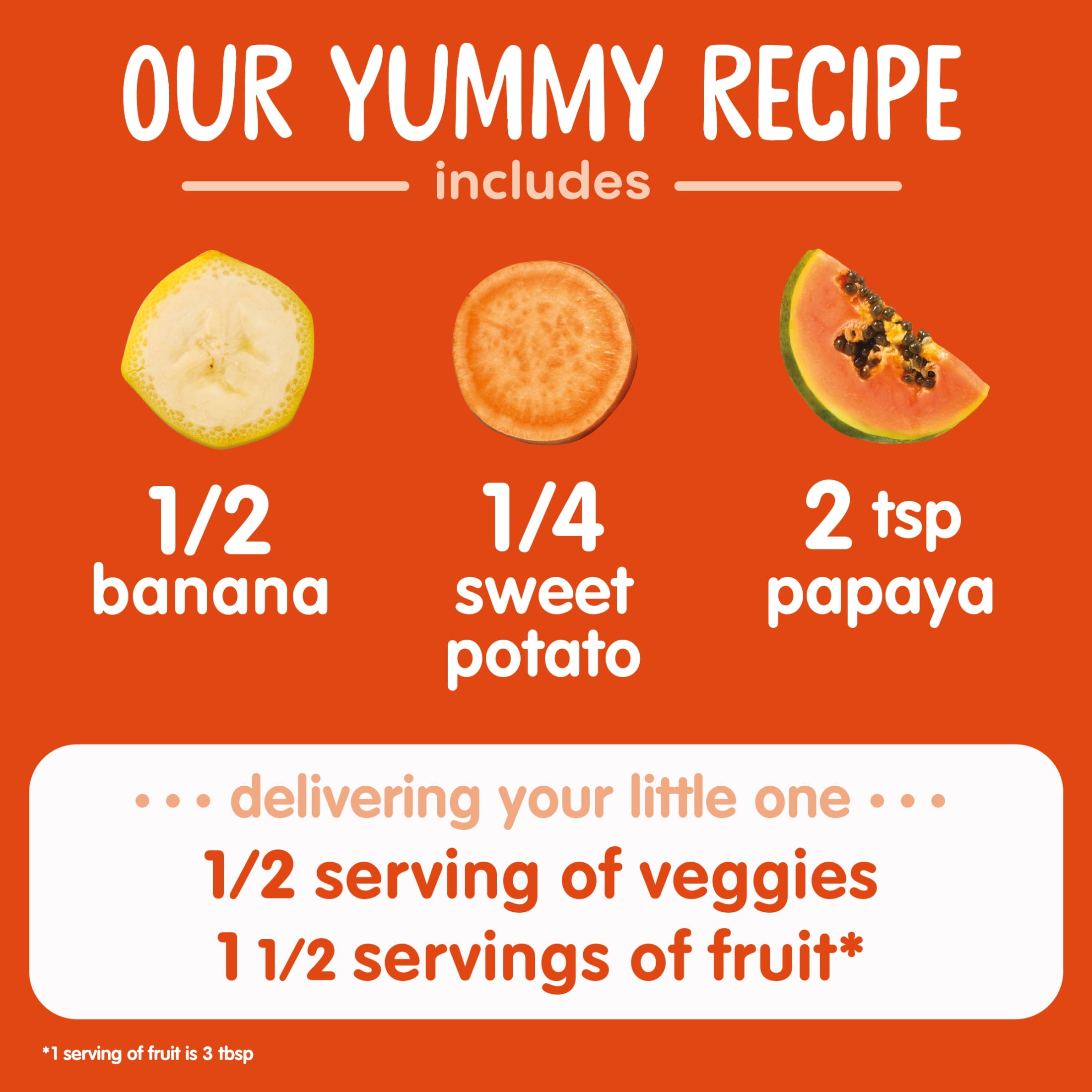 (12 pack) Happy Baby Clearly Crafted, Stage 2 Organic Baby Food, Bananas Sweet Potatoes & Papaya, 4 oz. Pouch