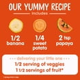 thumbnail image 3 of Happy Baby Clearly Crafted, Stage 2 Organic Baby Food, Bananas Sweet Potatoes & Papaya, 4 oz. Pouch, 3 of 11