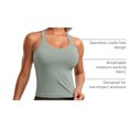 thumbnail image 4 of Musculosa CRZ YOGA sin costuras para entrenamiento con espalda nadadora XL, 4 of 5