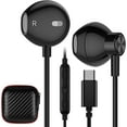 thumbnail image 2 of PYYNA-USB C Headphones for Samsung Galaxy S26 Ultra S25 Plus S24 FE S23 S22 S21 Earbuds Wired Android Headphone Type C Earpiece for Galaxy A36 A56 HiFi Stereo Earphones for iPhone 17 16 15 Pro Max, 2 of 4